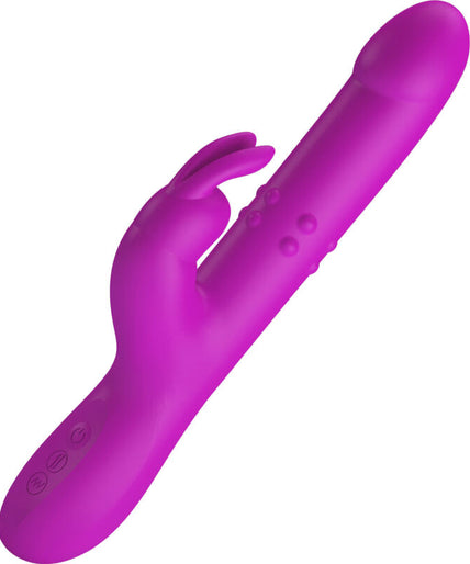 PRETTY LOVE - REESE VIBRATOR WITH PURPLE ROTATION PRETTY LOVE - REESE VIBRATOR WITH PURPLE ROTATION