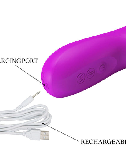 PRETTY LOVE - REESE VIBRATOR WITH PURPLE ROTATION PRETTY LOVE - REESE VIBRATOR WITH PURPLE ROTATION