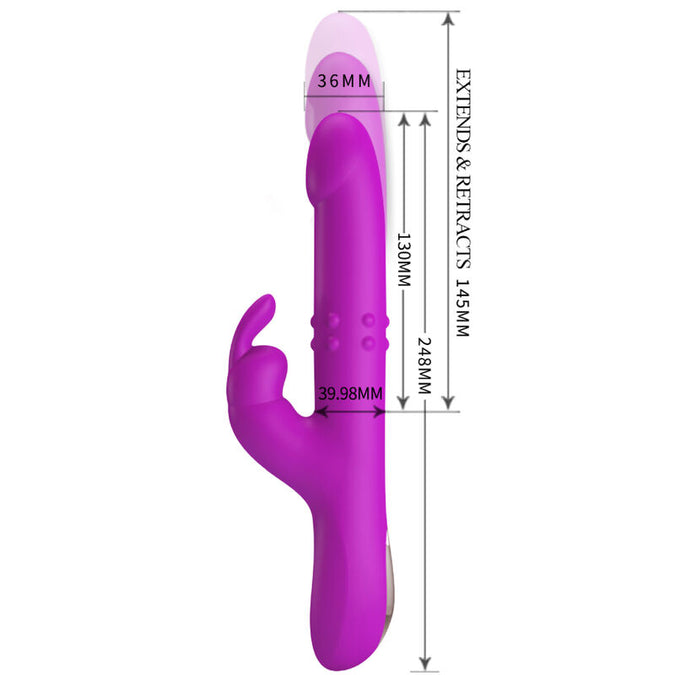 Pretty Love – Reese vibrator met paarse rotatie
