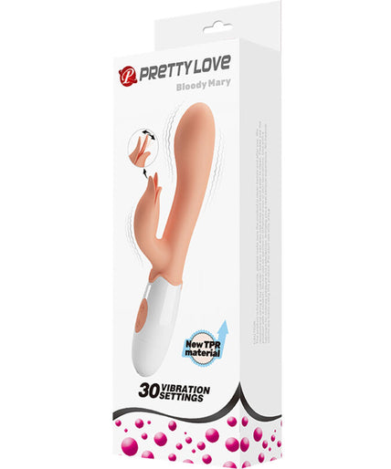 PRETTY LOVE - BLOODY MARY VIBRATOR WITH STIMULATOR PRETTY LOVE - BLOODY MARY VIBRATOR WITH STIMULATOR