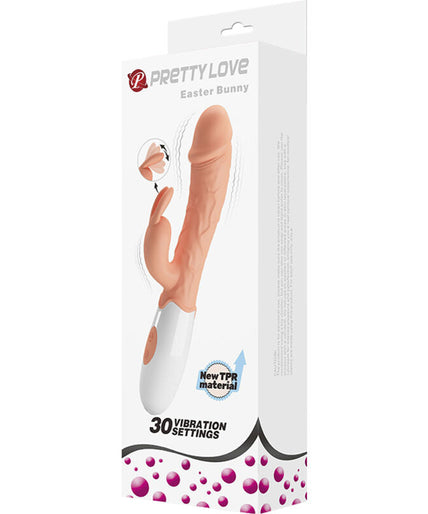 PRETTY LOVE - EASTER BUNNY VIBRATOR WITH STIMULATOR PRETTY LOVE - EASTER BUNNY VIBRATOR WITH STIMULATOR