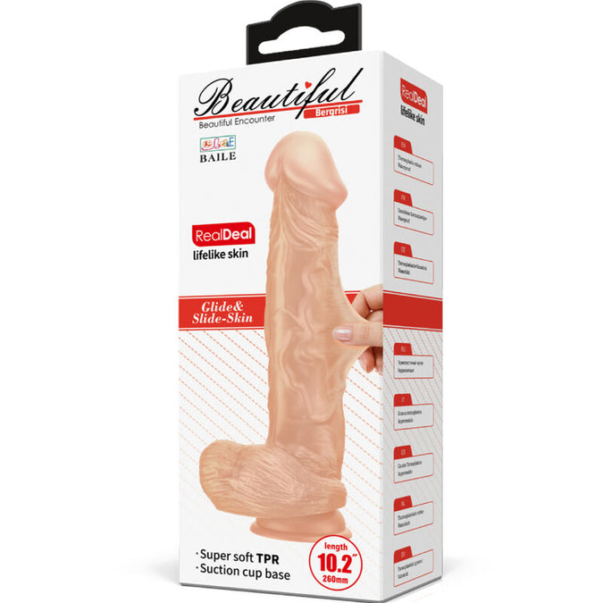Pleasurements – Baile – Beautiful Encounter Bergrisi Flexible Realistic Dildo Natural 26 Cm
