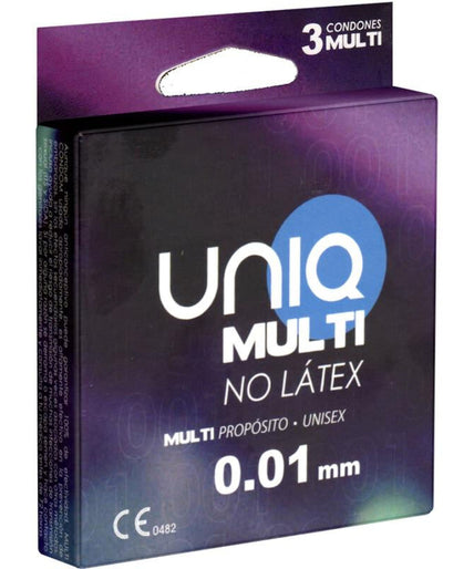 UNIQ - MEERVOUDIGE LATEXVRIJE CONDOMS 3 STUKS UNIQ - MEERVOUDIGE LATEXVRIJE CONDOMS 3 STUKS