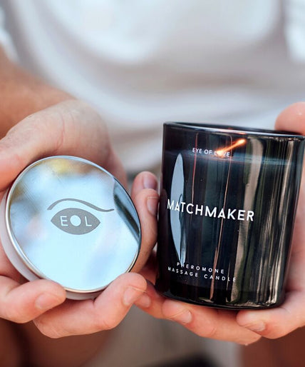 EYE OF LOVE - MATCHMAKER BLACK DIAMOND MASSAGE CANDLE ATTRACT HER 150 ML EYE OF LOVE - MATCHMAKER BLACK DIAMOND MASSAGE CANDLE ATTRACT HER 150 ML