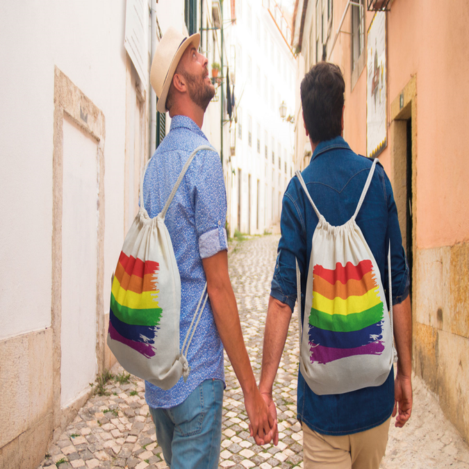 Pride – Katoenen LGBT-vlag Rugzak