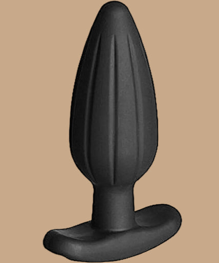 ELECTRASTIM - SILICONE BLACK ROCKER BUTT PLUG LARGE ELECTRASTIM - SILICONE BLACK ROCKER BUTT PLUG LARGE