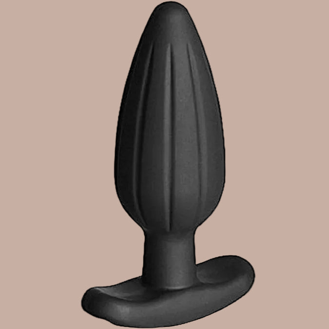 ElectraStim – Silicone Black Rocker Butt Plug Large