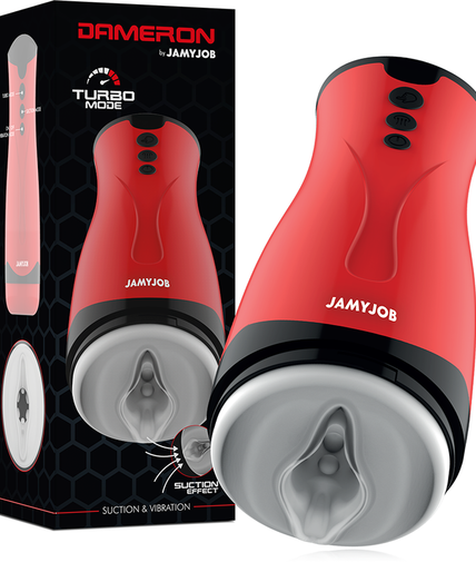 JAMYJOB - DAMERON SUCTION AND VIBRATION MASTURBATOR JAMYJOB - DAMERON SUCTION AND VIBRATION MASTURBATOR