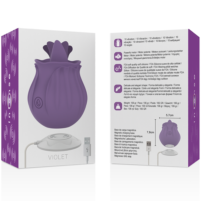 Intense – Violet Clitorisstimulator 10 Vibraties Lila