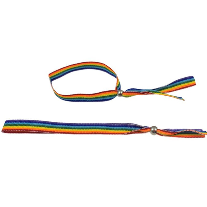 PRIDE - LHBT-VLAG ZILVEREN KRALENARMBAND