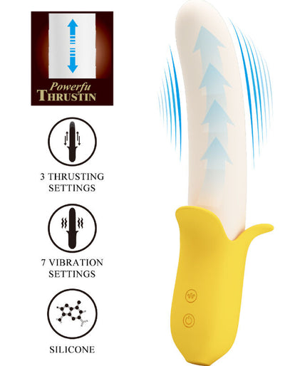 Pleasurements – Pretty Love – Banana Geek Stotende Vibrator Zwart Pleasurements – Pretty Love – Banana Geek Stotende Vibrator Zwart