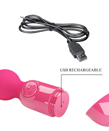 PRETTY LOVE - MAGENTA MINI PERSONAL MASSAGER PRETTY LOVE - MAGENTA MINI PERSONAL MASSAGER