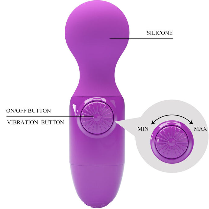 Pretty Love – Paarse Mini Persoonlijke Stimulator