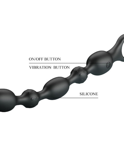 PRETTY LOVE - VAN ANAL BALLS 10 VIBRATIONS RECHARGEABLE SILICONE PRETTY LOVE - VAN ANAL BALLS 10 VIBRATIONS RECHARGEABLE SILICONE