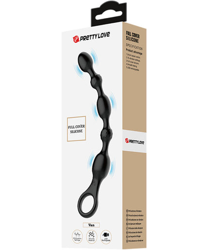 PRETTY LOVE - VAN ANAL BALLS 10 VIBRATIONS RECHARGEABLE SILICONE PRETTY LOVE - VAN ANAL BALLS 10 VIBRATIONS RECHARGEABLE SILICONE