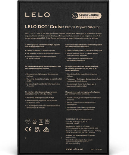 LELO – DOT Cruise Clitoral Stimulator – Ocher Orange LELO – DOT Cruise Clitoral Stimulator – Ocher Orange