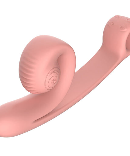 SNAIL VIBE - CURVE VIBRATOR PEACH SNAIL VIBE - CURVE VIBRATOR PEACH