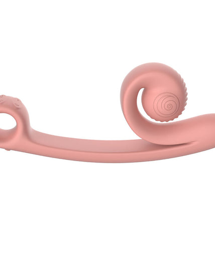 SNAIL VIBE - CURVE VIBRATOR PEACH SNAIL VIBE - CURVE VIBRATOR PEACH