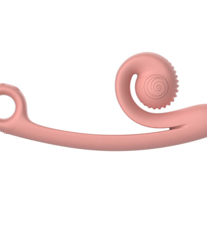 SNAIL VIBE - CURVE VIBRATOR PEACH SNAIL VIBE - CURVE VIBRATOR PEACH
