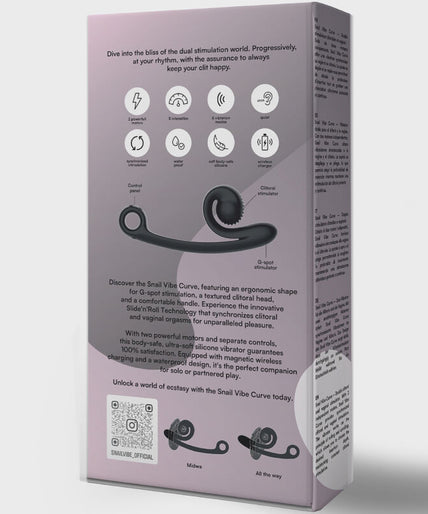 Snail Vibe – Curve Vibrator Black Snail Vibe – Curve Vibrator Black
