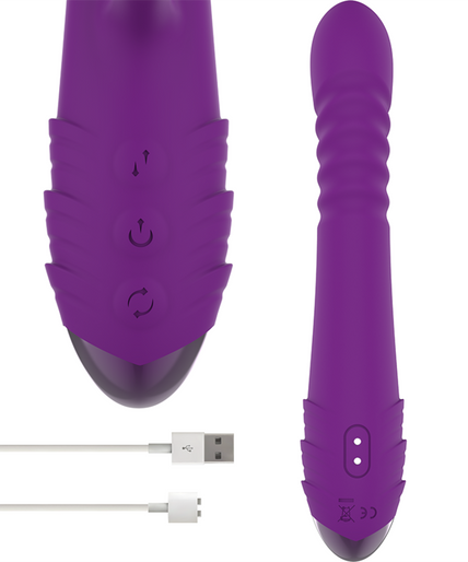 INTENSE - IGGY MULTIFUNCTION RECHARGEABLE VIBRATOR UP & DOWN WITH CLITORAL STIMULATOR PURPLE INTENSE - IGGY MULTIFUNCTION RECHARGEABLE VIBRATOR UP & DOWN WITH CLITORAL STIMULATOR PURPLE