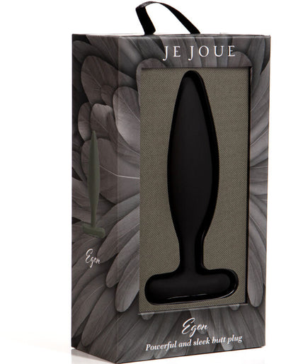 JE JOUE - EGON PLUG ANAL VIBRATOR BLACK JE JOUE - EGON PLUG ANAL VIBRATOR BLACK