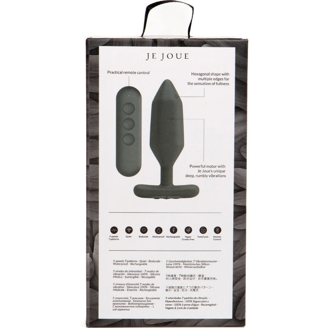 Je Joue – Onyx Anale Plug Vibrator Zwart