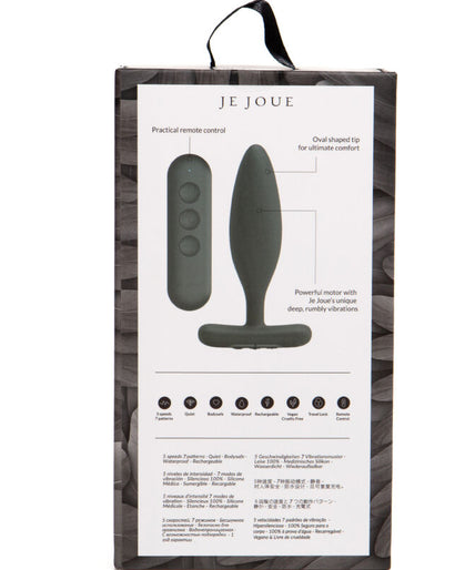 JE JOUE - VESTA ANAL PLUG VIBRATOR BLACK JE JOUE - VESTA ANAL PLUG VIBRATOR BLACK
