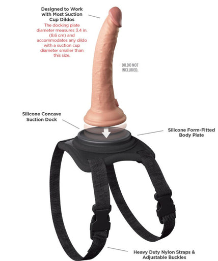 PIPEDREAMS - BODY DOCK LAP STRAP HARNESS PIPEDREAMS - BODY DOCK LAP STRAP HARNESS
