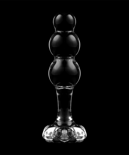 NEBULA SERIES BY IBIZA - MODEL 1 ANAL PLUG BOROSILICATE GLASS CLEAR 10.5 CM -O- 3 CM NEBULA SERIES BY IBIZA - MODEL 1 ANAL PLUG BOROSILICATE GLASS CLEAR 10.5 CM -O- 3 CM