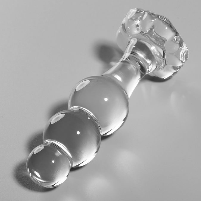 NEBULA SERIES BY IBIZA - MODEL 1 ANAALPLUG BOROSILICAATGLAS HELDER 10.5 CM -O- 3 CM