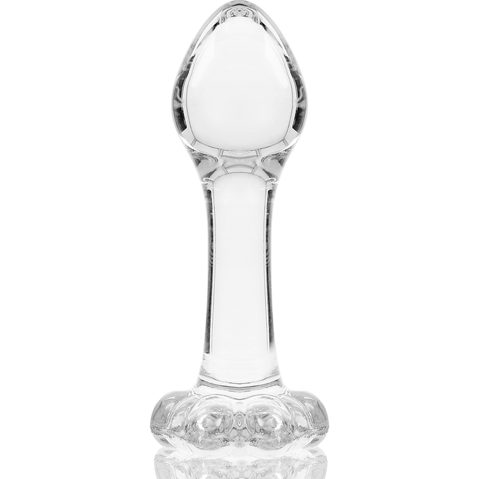 NEBULA SERIE VAN IBIZA - MODEL 2 ANALE PLUG BOROSILICAATGLAS HELDER 11 CM -O- 3.5 CM