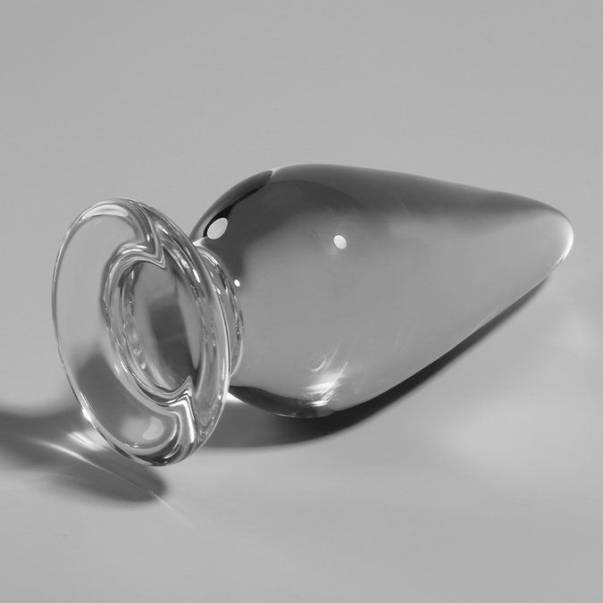 NEBULA SERIES BY IBIZA - MODEL 4 ANAL PLUG BOROSILICAATGLAS HELDER 11 CM -O- 5 CM