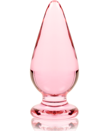 NEBULA SERIES BY IBIZA - MODEL 4 ANAL PLUG BOROSILICATE GLASS PINK 11 CM -O- 5 CM NEBULA SERIES BY IBIZA - MODEL 4 ANAL PLUG BOROSILICATE GLASS PINK 11 CM -O- 5 CM