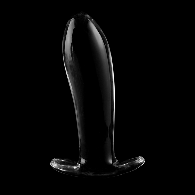 NEBULA SERIE VAN IBIZA - MODEL 5 ANALE PLUG BOROSILICAATGLAS HELDER 12,5 CM -O- 3,5 CM