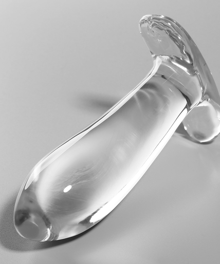 NEBULA SERIES BY IBIZA - MODEL 5 ANAL PLUG BOROSILICATE GLASS CLEAR 12.5 CM -O- 3.5 CM NEBULA SERIES BY IBIZA - MODEL 5 ANAL PLUG BOROSILICATE GLASS CLEAR 12.5 CM -O- 3.5 CM
