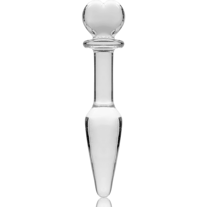 NEBULA SERIES BY IBIZA - MODEL 7 ANALE PLUG BOROSILICAATGLAS HELDER 13,5 CM -O- 3 CM