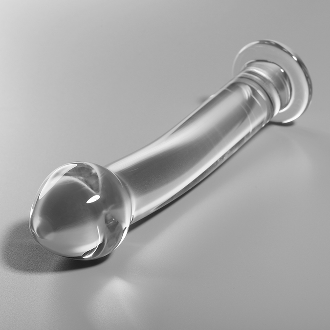 NEBULA SERIE VAN IBIZA - MODEL 11 DILDO BOROSILICAATGLAS HELDER 16 CM -O- 3 CM