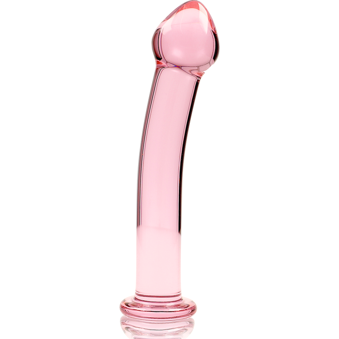 NEBULA SERIES BY IBIZA - MODEL 11 DILDO BOROSILICAATGLAS ROZE 16 CM -O- 3 CM