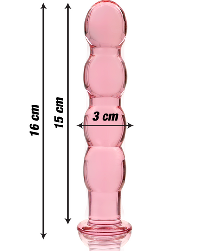 NEBULA SERIES BY IBIZA - MODEL 10 DILDO BOROSILICATE GLASS PINK 16.5 CM -O- 3.5 CM NEBULA SERIES BY IBIZA - MODEL 10 DILDO BOROSILICATE GLASS PINK 16.5 CM -O- 3.5 CM