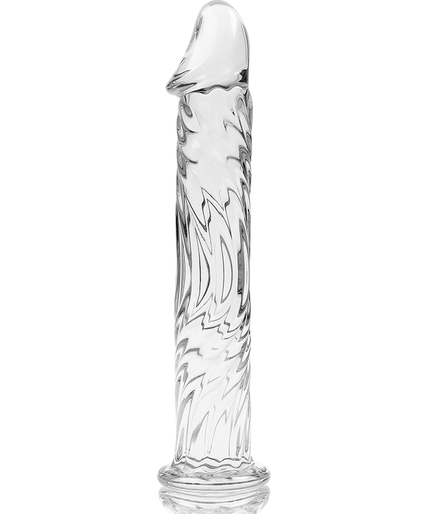 NEBULA SERIES BY IBIZA - MODEL 12 DILDO BOROSILICATE GLASS CLEAR 17 CM -O- 3.5 CM NEBULA SERIES BY IBIZA - MODEL 12 DILDO BOROSILICATE GLASS CLEAR 17 CM -O- 3.5 CM