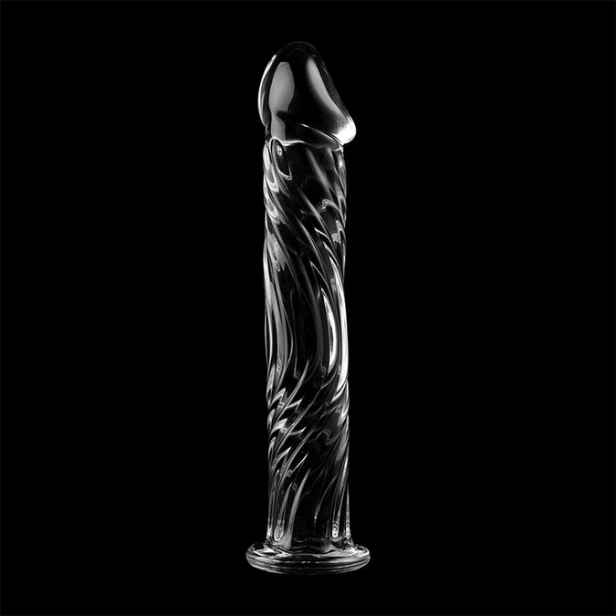 Nebula-serie van Ibiza – Model 12 Dildo van Borosilicaatglas Helder 17 cm – Ø 3,5 cm