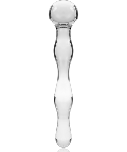 NEBULA SERIES BY IBIZA - MODEL 13 DILDO BOROSILICATE GLASS CLEAR 18 CM -O- 3.5 CM NEBULA SERIES BY IBIZA - MODEL 13 DILDO BOROSILICATE GLASS CLEAR 18 CM -O- 3.5 CM