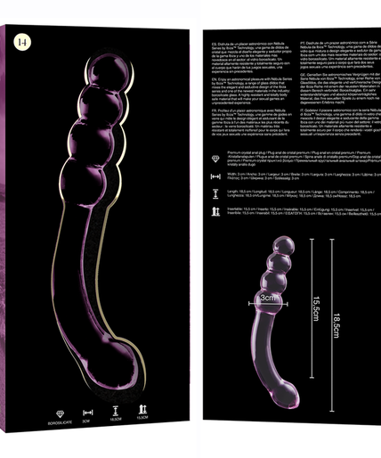 NEBULA SERIES BY IBIZA - MODEL 14 DILDO BOROSILICATE GLASS PINK 18.5 CM -O- 3 CM NEBULA SERIES BY IBIZA - MODEL 14 DILDO BOROSILICATE GLASS PINK 18.5 CM -O- 3 CM