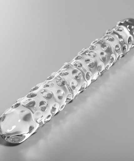 NEBULA SERIES BY IBIZA - MODEL 15 DILDO BOROSILICATE GLASS CLEAR 18.5 CM -O- 3 CM NEBULA SERIES BY IBIZA - MODEL 15 DILDO BOROSILICATE GLASS CLEAR 18.5 CM -O- 3 CM