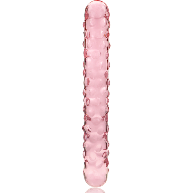 NEBULA SERIES BY IBIZA - MODEL 15 DILDO BOROSILICAATGLAS ROZE 18,5 CM -Ø- 3 CM