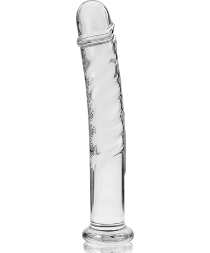 NEBULA SERIES BY IBIZA - MODEL 16 DILDO BOROSILICATE GLASS CLEAR 18.5 CM -O- 3 CM NEBULA SERIES BY IBIZA - MODEL 16 DILDO BOROSILICATE GLASS CLEAR 18.5 CM -O- 3 CM
