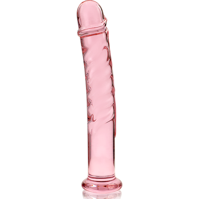 Nebula Series by Ibiza – Model 16 Dildo Borosilicate Glass Pink 18.5 cm – Ø 4.5 cm