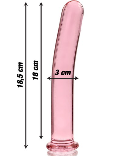NEBULA SERIES BY IBIZA - MODEL 17 DILDO BOROSILICATE GLASS PINK 18.5 CM -O- 3 CM NEBULA SERIES BY IBIZA - MODEL 17 DILDO BOROSILICATE GLASS PINK 18.5 CM -O- 3 CM