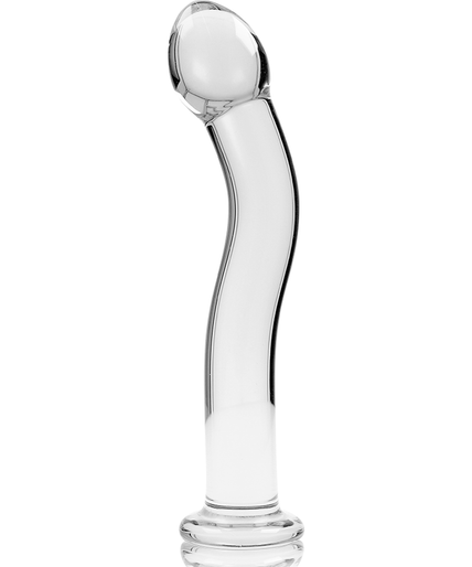 NEBULA SERIES BY IBIZA - MODEL 18 DILDO BOROSILICATE GLASS CLEAR 18.5 CM -O- 3.5 CM NEBULA SERIES BY IBIZA - MODEL 18 DILDO BOROSILICATE GLASS CLEAR 18.5 CM -O- 3.5 CM